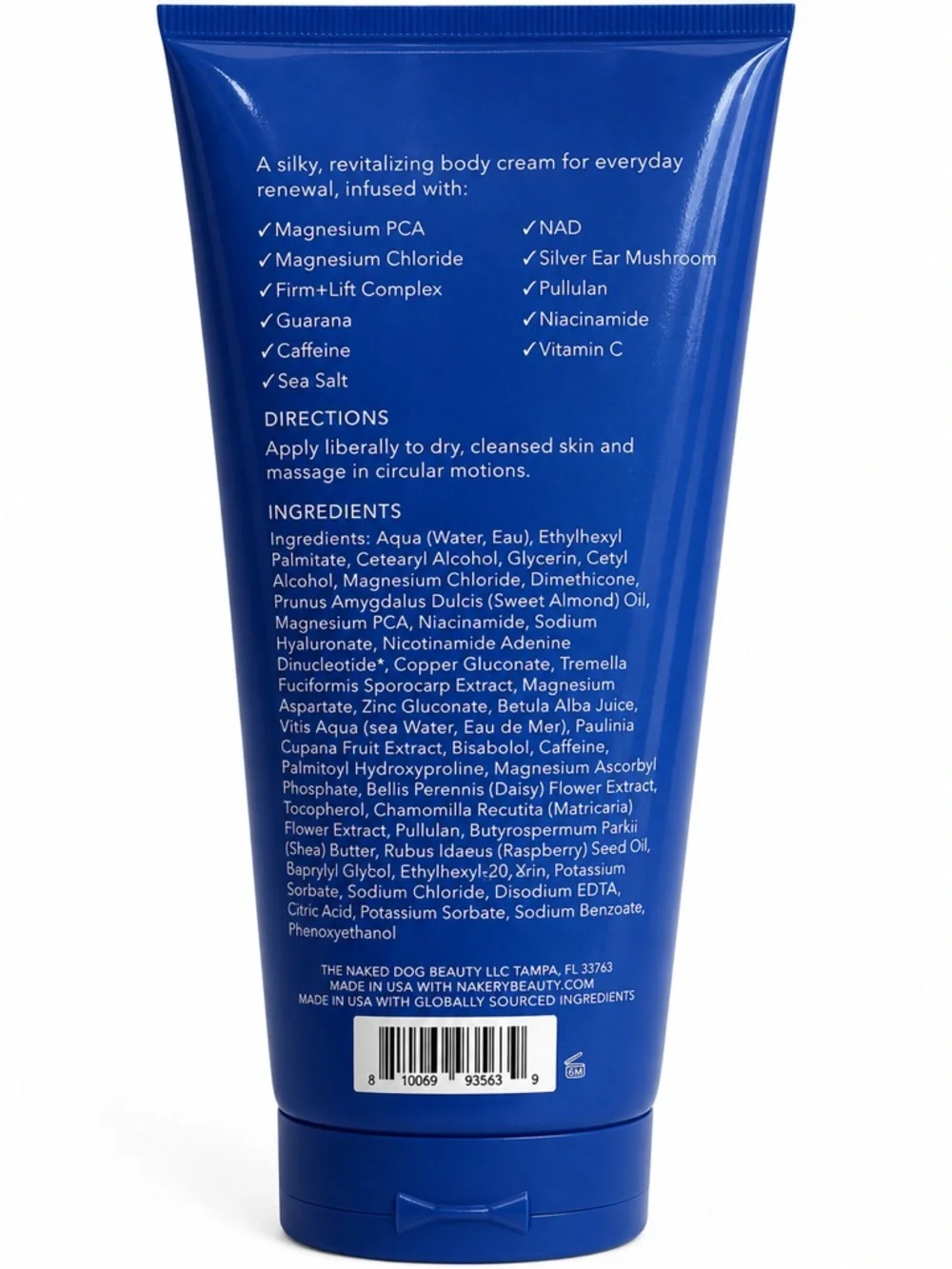Nakery‎ Beauty Energize + Repair Body Cream - Blue